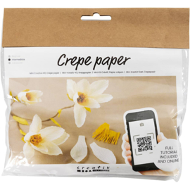 Mini hobbyset Crepepapier - Magnolia