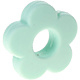 Siliconen bloem mint 28mm