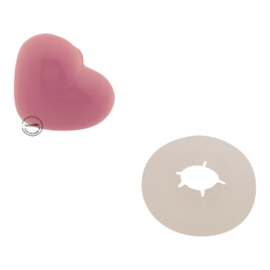 Hartjes veiligheidsneus 13mm roze