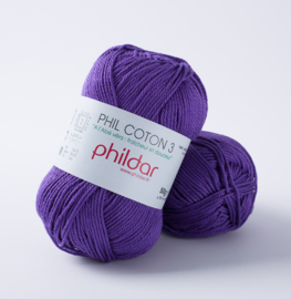 Phil coton 3  Violet 1445