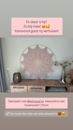 Grote Mandala van wel 130cm