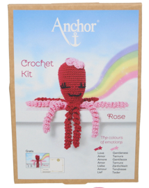 Anchor Crochet Kit Rose Octopus