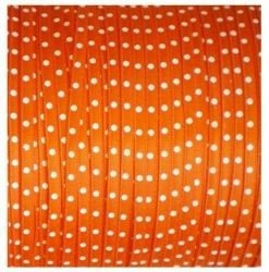 Lint oranje stipjes 3mm