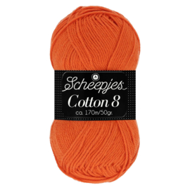 Cotton 8 Scheepjes 716 Oranje