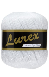 Lammy Yarn Lurex garen 21 Wit