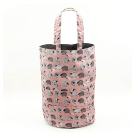 DMC Tas met trekkoord rond 47x27x2,7cm roze