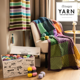 Pakket voor YARN The After Party Scrumptious Squares en Stripes Blanket - nummer 202 en 203