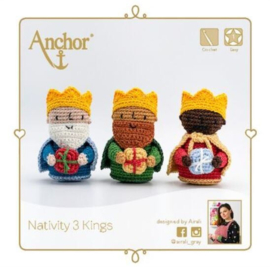 Anchor Amigurumi drie koningen- pakket