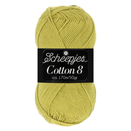 Cotton 8 Scheepjes 669 Olijf Groen