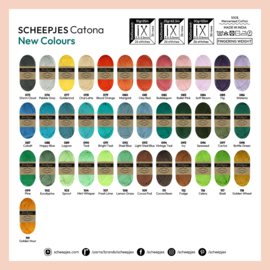 Alle 37 nieuwe kleurtjes Catona 25 gr in 1 pakket! 🧶🧶😍