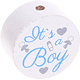 Houten kraal ''It's a Boy'' wit ''babyproof''