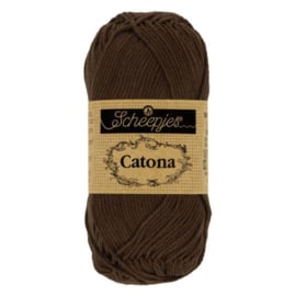 Scheepjes Catona 50 - 162 Black Coffee