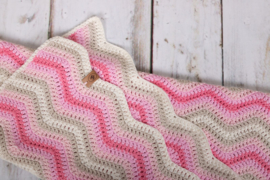 Durable Ripple Blanket Pink