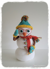 Snowie de Sneewpop,  de  klik en kleed aan versie met magneetjes