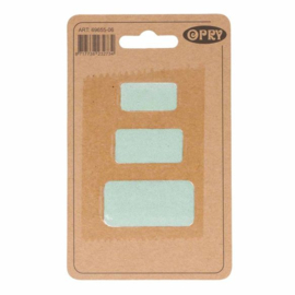 Opry Skai-leren Label Made by mama -Lichtgroen 3 labels