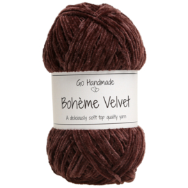 Go Handmade Bohème Velvet Fine - Plum- 17602