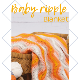 Durable Ripple Blanket Orange