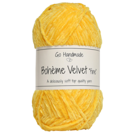 Go Handmade Bohème Velvet Fine - Giraffe Yellow - 17615