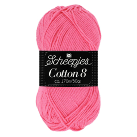 Cotton 8 Scheepjes 719 Fel roze