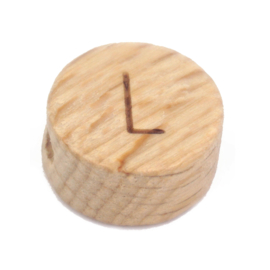Durable houten letterkraal L