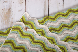 Durable Ripple Blanket Green