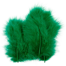 Veertjes 5-12cm ±15 stuks - Groen