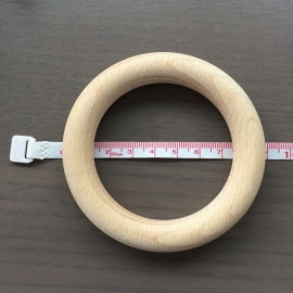 Houten beuken ring 85mm x 12mm
