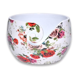 Durable aluminium Yarn Bowl Roses