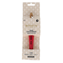 Bohin Haaknaald mangohout 10,0mm