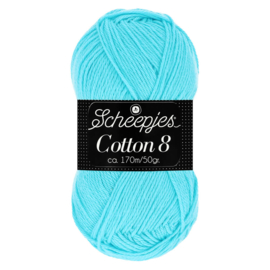Cotton 8 Scheepjes 622 Licht Turquoise