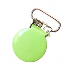 Speenclip rond Lime  20 mm