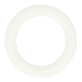 Opry siliconen bijtring 65mm kleur 009 Wit