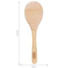 Opry Houten Sambabal  - ratelbal 20cm