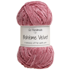 Go Handmade Bohème Velvet Fine - Raspberry- 17603