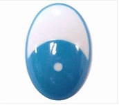 Cartoon oogjes 30 mm Blauw