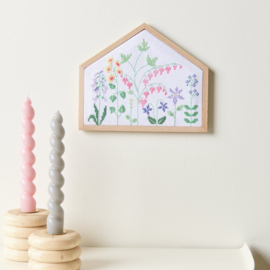 Rico borduurpakket "Bloemenweide in huis"