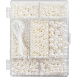 Creatieve box sieraden  - kralen en elastiek
