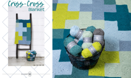 Criss-Cross Blanket Blue/Grey