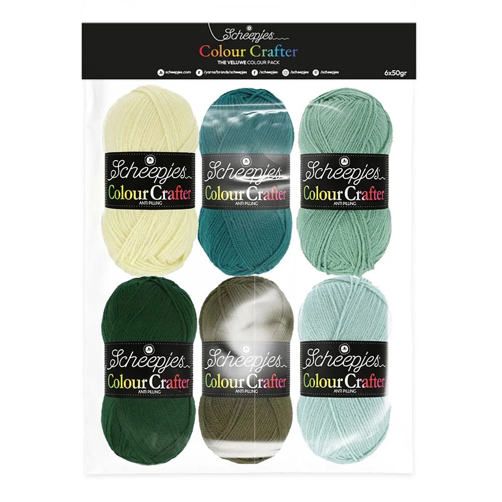 Scheepjes Colour Crafter colour pack 6x 50gr - The Veluwe