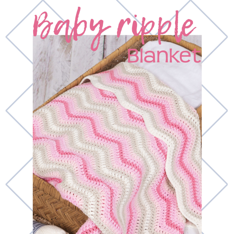 Durable Ripple Blanket Pink