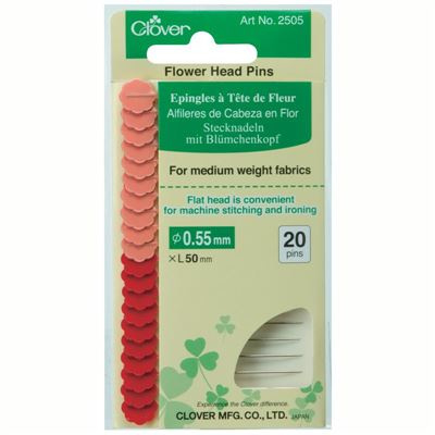 Clover Flower Head Pins 0,55mm 20 stuks