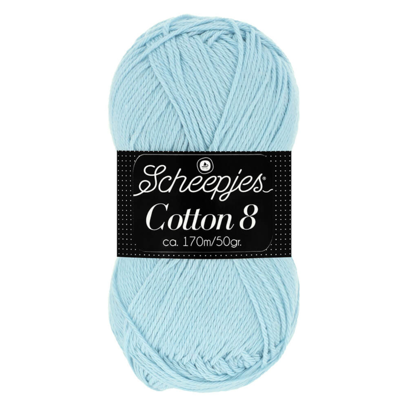 Cotton 8 Scheepjes 652 Lichtblauw