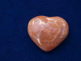 Maansteen hart, roze MA44