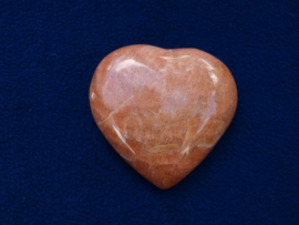 Maansteen hart, roze MA45