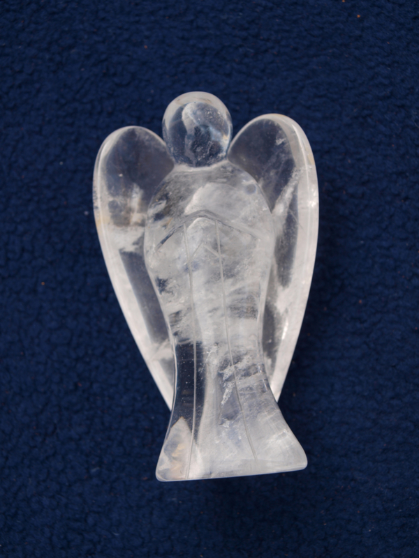 Staande engel van bergkristal BE92