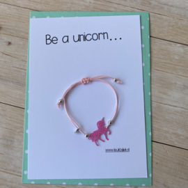 Unicorn armbandje (kindermaat)