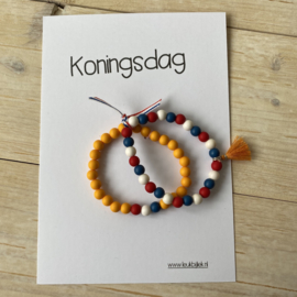 Koningsdag armbandjes, kids, set