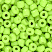 Rocailles 4mm 6/0 10 gram, Apple green