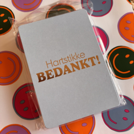 Cadeaulabel Bedankt, 5 stuks