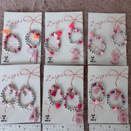 Armbandjes grote zus - kleine zus, set van 2
